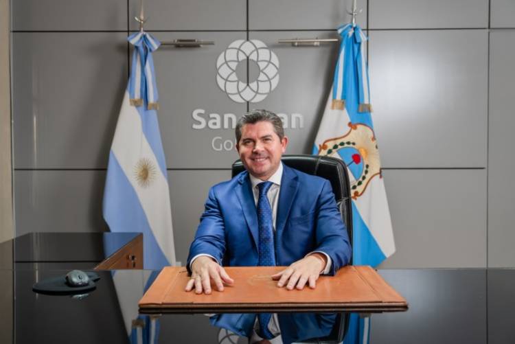 Orrego anunció la construcción de la nueva Autopista a Caucete