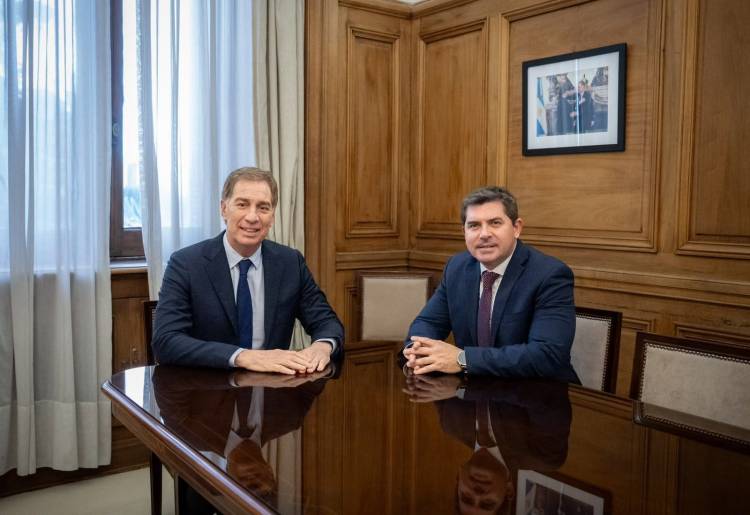 Santilli se reunió en Casa Rosada con el gobernador de San Juan